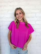 Load image into Gallery viewer, Here When Needed Bright Mauve Top