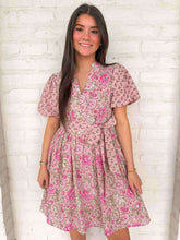 Load image into Gallery viewer, THML Where Love Grows Pink Dress