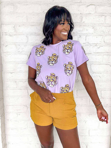 NOW IN STOCK Jordan Amanda LSU Tiger Head Purple Exclusive