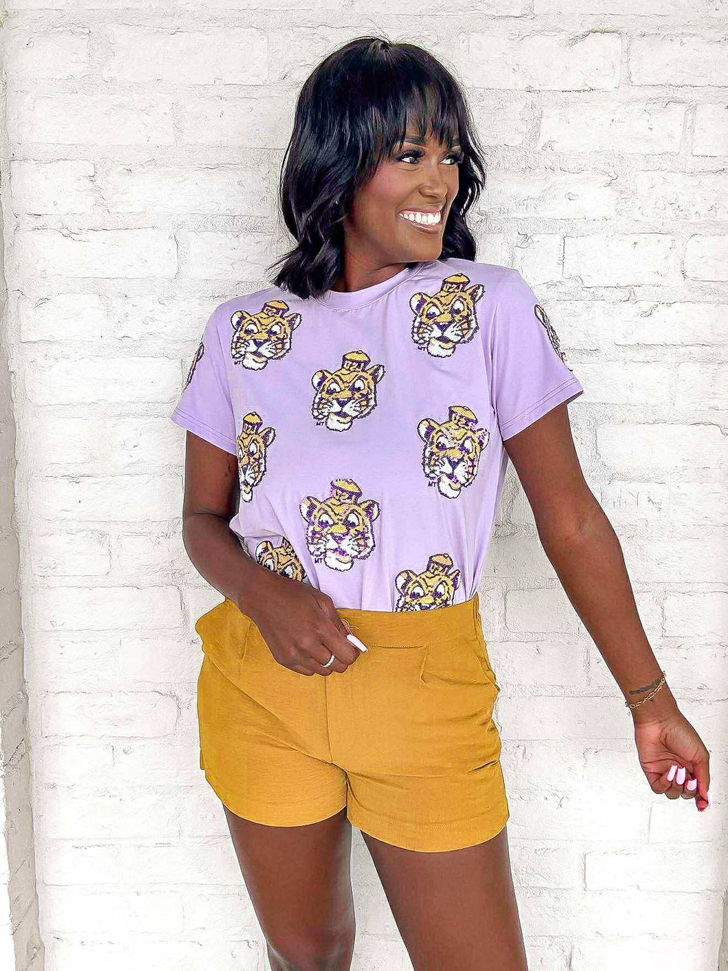 NOW IN STOCK Jordan Amanda LSU Tiger Head Purple Exclusive