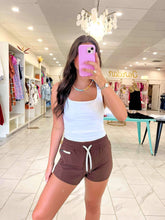 Load image into Gallery viewer, On The Go Brown Shorts