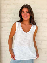 Load image into Gallery viewer, Coffee Run White Tank