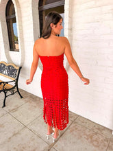 Load image into Gallery viewer, Reverse The Way Red Dress