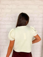 Load image into Gallery viewer, Treat Yourself Floral Cream Knit Top