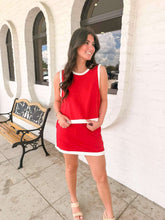 Load image into Gallery viewer, Little Bit Of Love Red Skort Set