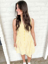 Load image into Gallery viewer, Solid Advice Yellow Dress