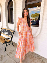Load image into Gallery viewer, Kiss Goodbye Orange Dress