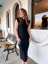 Load image into Gallery viewer, Classy And Sassy Black Dress