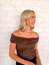 Load image into Gallery viewer, Way To Go Brown Fold Over Top
