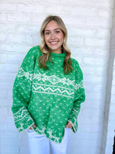 Load image into Gallery viewer, On The Bright Side Green Sweater