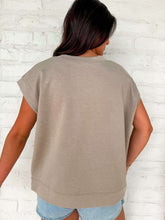 Load image into Gallery viewer, In A Daydream Ash Mocha Scuba Top