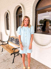 Load image into Gallery viewer, Elegant Gaze Blue Dress