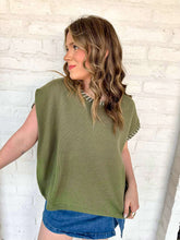 Load image into Gallery viewer, Stitch With Me Light Olive Top