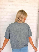 Load image into Gallery viewer, Basic Work Charcoal Top