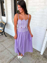 Load image into Gallery viewer, The Emily Purple Polka Dot Set
