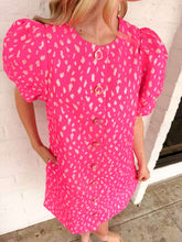 Load image into Gallery viewer, Elegant Gaze Hot Pink Dress