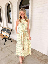 Load image into Gallery viewer, Afternoon Spritz Yellow Dress