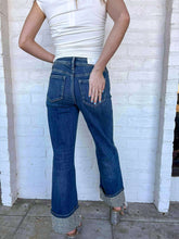 Load image into Gallery viewer, Rise Above Denim Rhinestone Cuff Jeans