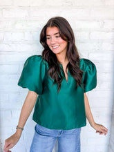 Load image into Gallery viewer, Let It Be Green Top