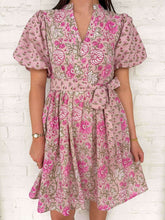 Load image into Gallery viewer, THML Where Love Grows Pink Dress