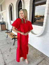 Load image into Gallery viewer, Forever Yours Red Midi Dress
