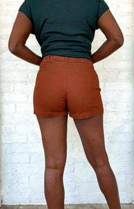 Recap From Here Chestnut Shorts