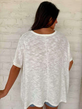 Load image into Gallery viewer, Sunset Stroll White Oversized Top