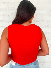 Load image into Gallery viewer, First Class Red Vest Top