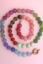 Load image into Gallery viewer, Stacy-D Natural Stone Green Mix Necklace