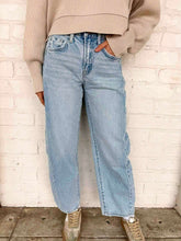 Load image into Gallery viewer, Good Luck High Rise Barrel Denim Jean