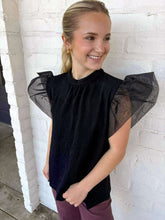 Load image into Gallery viewer, THML Fly Away Black Top