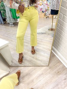 Days Ahead Yellow Colored Denim