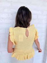 Load image into Gallery viewer, Chasing The Sun Yellow Top