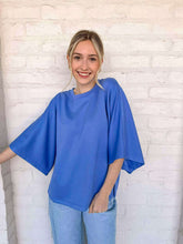 Load image into Gallery viewer, Any Chances Blue Top