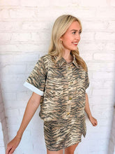 Load image into Gallery viewer, Outthink The Others Tiger Print Top