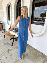 Load image into Gallery viewer, Get To Business Blue Dress