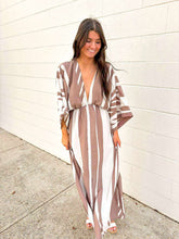 Load image into Gallery viewer, Here And Now Taupe Maxi Dress