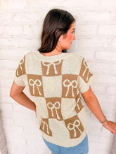 Load image into Gallery viewer, Much Needed Mocha Bow Top