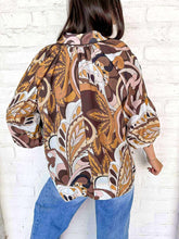 Load image into Gallery viewer, Figure You Out Brown Top