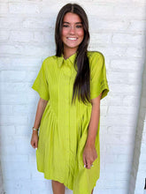Load image into Gallery viewer, Feel Alive Chartreuse Dress
