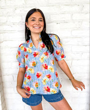 Load image into Gallery viewer, Head Over Heels Light Blue Top