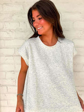 Load image into Gallery viewer, In A Daydream Heather Grey Scuba Top