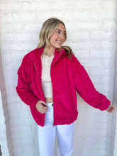 Load image into Gallery viewer, Glam And Good Fuchsia Fur Jacket