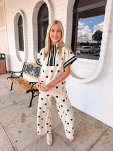 Load image into Gallery viewer, Polka Dot Fever Oatmeal Pant Set