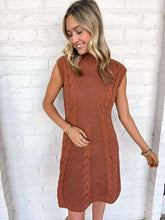 Load image into Gallery viewer, Because Of You Mocha Dress