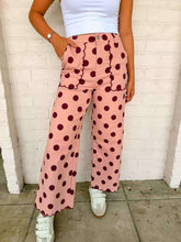 Load image into Gallery viewer, Come Along Pink Polka Dot Pants