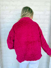 Load image into Gallery viewer, Glam And Good Fuchsia Fur Jacket