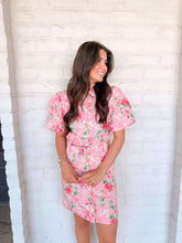 Load image into Gallery viewer, Out Of The Box Pink Floral Deess