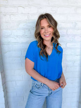 Load image into Gallery viewer, Simple Joy Royal Blue Top