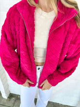 Load image into Gallery viewer, Glam And Good Fuchsia Fur Jacket